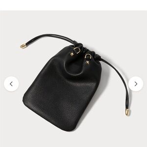 Bandolier Black Drawstring Pouch